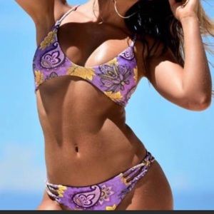 Moana bikini bottoms and top matching set- size L